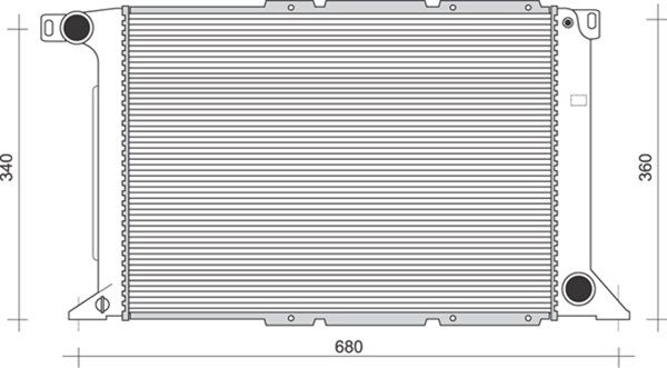 MAGNETI MARELLI Radiaator,mootorijahutus 350213109300